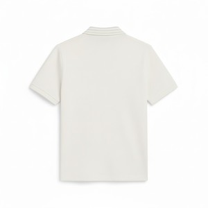 Chemise ajustée à manches courtes en tricot pour homme, coton et polyester, imprimée, respirante, brodée, douce, confortable, respectueuse de la peau - Product Image 3