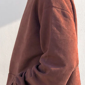 Casual Hoodies 100% Cotton Fleece Fabric Oversized Fit with Pocket Pro Quality for Winter Season with cheap quality OEM - Product Image 6