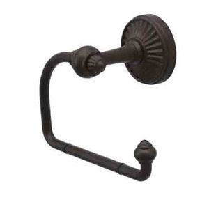 Porte-papier toilette mural classique en fonte noire - Product Image 6