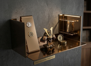 Minimalist <b>U</b>-Shaped Black Metal Wall Shelf, Industrial Steel Floating Display Rack for Modern Home & Office Decoration - Product Image 4