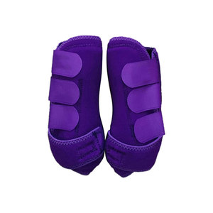 Bottes de protection pour l'équitation sportive, pour équipes professionnelles, en cuir véritable et toile, écologiques, très vendues - Product Image 2