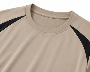 Men's Custom Color <b>Raglan</b> Sleeve T-Shirt O-Neck Quick Dry Slim Fit Sporty Style Knitted 100% Polyester Short Sleeve Solid Color - Product Image 4