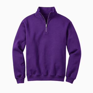Zip Up Sweatshirt <b>Men</b> OEM ODM Made to Order <b>Tops</b> Color Block <b>Cropped</b> Polyester Autumn Side Pockets Outerwear Zipper Sweatshirt - Product Image 1