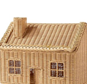 Natural Rattan House <b>Storage</b> Basket Handmade Wicker Gift <b>Box</b> Cottagecore Boho Home Decor <b>Small</b> House Decorative <b>Box</b> <b>with</b> <b>Lid</b> - Product Image 4