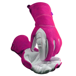 Custom-Made Heavy Duty Cow Split Leather Welding Work <b>Gloves</b> Heat Resistant And Fireproof <b>For</b> BBQ Working Hand Safety <b>Gloves</b> - Product Image 1