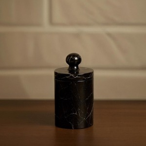 Luxury Black Marble Bathroom Set Four-Piece Rectangle Tray Soap Dispenser <b>Toothbrush</b> <b>Holder</b> With Easy To Clean Feature - Product Image 4
