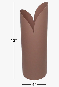 Jarrón de latón con forma de corazón exótico contemporáneo al por mayor – para sala de estar y mesa de comedor, decoración del hogar color burdeos - Product Image 4