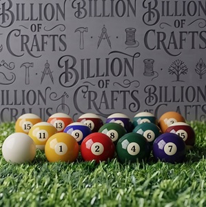 Billes de billard de petite taille 52,4 mm, haute qualité, pour tournois, billes de billard professionnelles pour la pratique du jeu - Product Image 2
