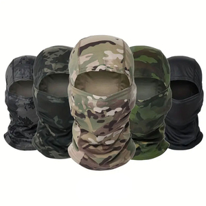 Pasamontañas Personalizado con Logotipo, Estilo Y2K, Primavera/Verano, Rayado, Poliéster/Algodón, Resistente, Cómodo, Unisex, Cubre Rostro Completo, para Esquí, con un Orificio - Product Image 1