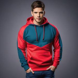 Conjunto de Sudadera y Pantalones Cortos de Algodón para Hombre, Cuello Redondo, Casual, de Invierno, con Logotipo Personalizado y Función de Secado Rápido - Product Image 2