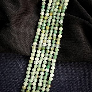 Cuentas Redondas Microfacetadas de Cuarzo Fresa Verde 2MM, Cuentas de Cuarzo Fresa para Fabricación de Joyas, Gema Suelta con Corte Diamante al por Mayor - Product Image 2