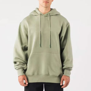 Sudadera con Capucha de Forro Polar de Corte Regular para Invierno, de Algodón Pesado Transpirable con Bolsillos, Estilo Urbano, Logotipo Personalizado, Venta al por Mayor OEM, Tendencia Actual - Product Image 1