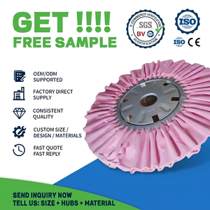 Disco de Tela Rosa de 2*16 Pulgadas para Pulido Fino, en Empaque de Cartón, para Acabados Lisos y Brillantes, OEM - Product Image 2