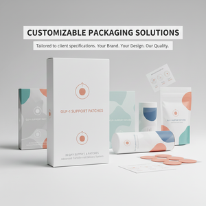 Patchs transdermiques naturels GLP-1 |   Patchs de soutien diététique personnalisés OEM/ODM en matériaux organiques pour le métabolisme, le contrôle de l'appétit et la perte de poids - Product Image 6