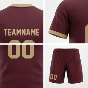Kit de football de qualité supérieure, ensemble d'uniformes personnalisés pour les équipes, entraînement et compétition, fabricant de vêtements d'équipe de qualité, OEM ODM - Product Image 3