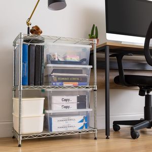 12 Qt. (litri) Contenitori per Artigianato con Coperchi Made in USA, Set da 4, Scatole con Clip, Contenitori Organizzatori in Plastica di Medie Dimensioni per Giochi Sensoriali - Product Image 2