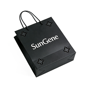 Sac en carton kraft écologique de luxe durable avec poignée et logo personnalisé pour l'emballage de mode - Product Image 2