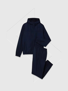 Unisex Pure Cotton Winter Sportswear Set with Half Zip Sweatshirt, Modern 2 Piece Running Fitness <b>Tracksuit</b> - Product Image 3