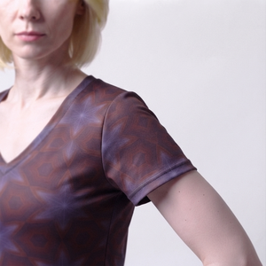 Camisetas de entrenamiento cómodas y elegantes, tela suave al tacto, material elástico, doble costura de alta calidad, camisetas de entrenamiento para mujer - Product Image 5