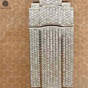 Montre de luxe Charm Jewells en acier inoxydable, cadran rond de 38 mm, cristal saphir, mouvement à quartz analogique, design tendance pour femmes - Product Image 2