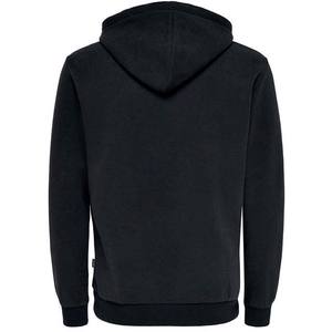 Sudadera con Capucha de Forro Polar Grueso de Corte Regular para Hombre, con Logotipo Personalizado Bordado, de Algodón Transpirable, Manga Larga, Forrada y Teñida en Color Liso - Product Image 3