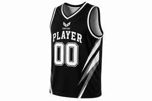 Ensemble de maillots de basketball haut de gamme 100 % polyester, personnalisé, en maille, imprimé par sublimation, respirant, écologique, unisexe, pour l'été, tenue d'équipe, OEM - Product Image 3