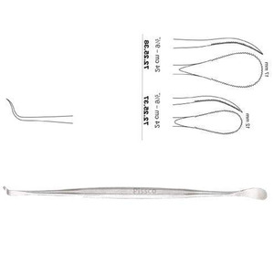 PISSCO Dissecteur d'ampignons et rétracteur de pilier ORL, instrument chirurgical médical, 1 pièce - Product Image 3
