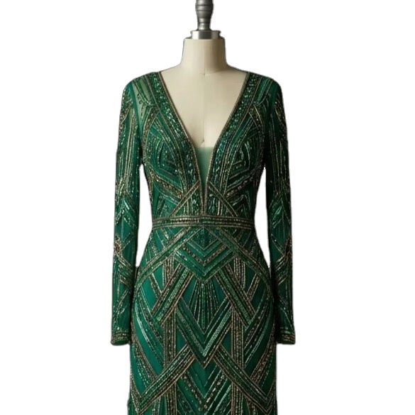 Elegant Styles for Business Buyers: Premium deep emerald dress Collection