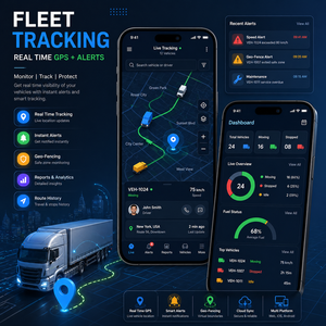 แอปพลิเคชันติดตามยานพาหนะขั้นสูงพร้อมดีไซน์เฉพาะตัว แจ้งเตือน GPS แบบเรียลไทม์ รองรับการเข้าถึงผ่านคลาวด์ รองรับหลายแพลตฟอร์ม - Product Image 5