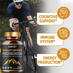 OEM/ODM Himalayan Shilajit Capsules for Energy and Immune Support Pure Shilajit 60 Capsule for <b>Men</b> & Women from India - Product Image 4