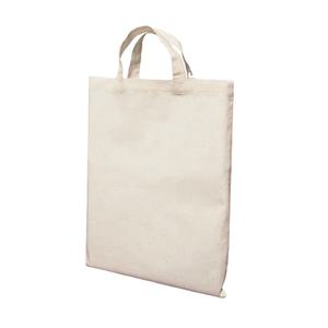 Bolso de mano de lona ecológico personalizado, bolsa de cosméticos, punto de Color Natural, diseño elegante, mango de longitud de mano para regalos promocionales - Product Image 1