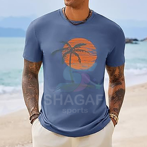 printed <b>polyester</b> cotton mens <b>tshirt</b> - Product Image 6