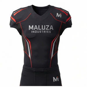 Uniforme de football américain moderne, maillot et pantalon respirants et extensibles, tenue d'équipe, édition MALUZA Industries - Product Image 1