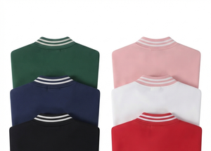 Veste universitaire unisexe, col marin, manches régulières, couleur unie, fermeture à boutons, polyester tricoté, vêtement décontracté pour le printemps - Product Image 6