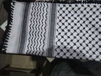 Shemagh/Bufanda Árabe de Algodón con Camuflaje, Cuadrada, a Rayas, Suave, Turbante Masculino, Pañuelo para la Cabeza Tradicional Árabe, Jacquard, Hiyab, Gorro para Rezar