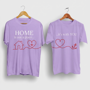 T-shirt bleu marine imprimé Navy Love, manches courtes, col rond, en coton, cadeau pour couple, vêtements décontractés - Product Image 2