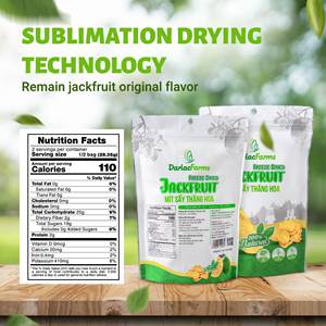Jackfruit Seca Frita a Baja Temperatura, Personalizada al por Mayor, Sabor Dulce Vietnamita, Darlac Farms, en Rodajas, Envasada al Vacío - Product Image 4