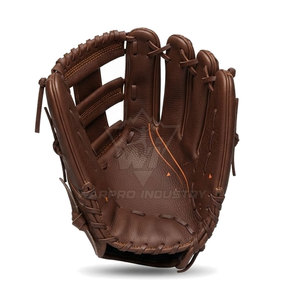 Gants de baseball de qualité supérieure, gants de fielding durables, construction légère en cuir, couleurs personnalisées, entraînement et compétitions. - Product Image 3