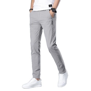 Pantalón Casual de Lona para Hombre, Color Oscuro, 100% Algodón, Personalizable, Ecológico, Corte Recto, Venta al Por Mayor, OEM, Alta Calidad, Exportación - Product Image 3