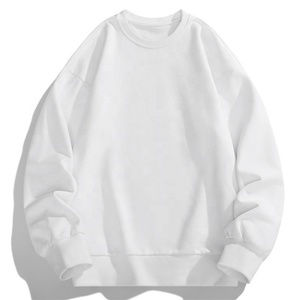 Sudadera de cuello redondo para hombre, corte regular, de algodón grueso, estilo urbano, transpirable, para invierno, con logotipo personalizado, OEM, privado - Product Image 3