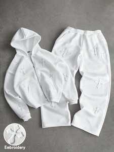 Trajes Deportivos Personalizados al por Mayor para Hombre, Conjuntos Deportivos Casuales con Cierre Completo, Trajes de Gimnasio para Correr, Estilo Personalizado, Trajes Deportivos a la Moda - Product Image 6