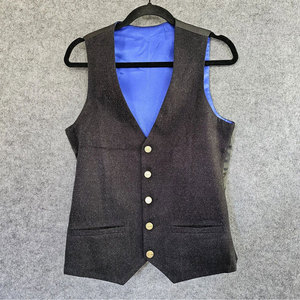 Chaqueta y chaleco escoceses Argyll de alta calidad para hombre, color gris carbón, suministros de fábrica - Product Image 4