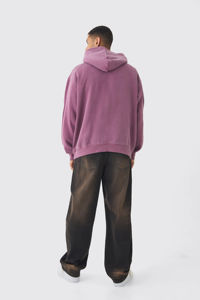 เสื้อฮู้ดดี้ผู้ชายไซส์ใหญ่พิเศษ รุ่น Blanc Washed พิมพ์ลาย 3 มิติ ผ้าคอตตอนหนานุ่ม ระบายอากาศได้ดี ราคาถูก รับผลิตตามแบบ OEM - Product Image 5