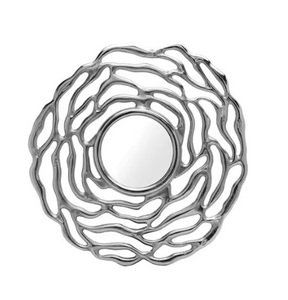 Miroir mural de haute qualité avec design en fil métallique, miroir décoratif pour la maison et le bureau, miroir fantaisie, nouveau design, finition tendance - Product Image 4