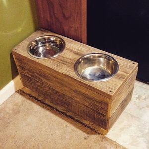 Gamelle en bois écologique pour chien – Produit promotionnel pour animaux de compagnie pour le service de nourriture - Product Image 4