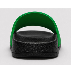 Sandales à bout ouvert en EVA respirantes avec logo personnalisé vert pour hommes et femmes |   Claquettes d'été antidérapantes |   Usine OEM ODM - Product Image 3