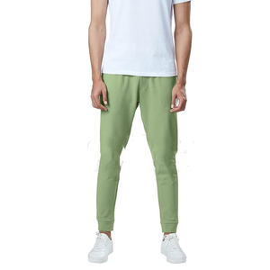 Extended Wide Ribbed Waistband Sweat <b>Pants</b> Men Classic Fit Thick <b>Padded</b> Cotton Blend Outdoor Warm Garment Top - Product Image 3