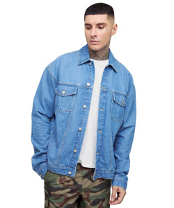 Wholesale Different Colors White Red Black Slim Fit Men Clothing Suppliers Jeans Shirts Custom <b>Denim</b> <b>Jacket</b> for men - Product Image 1