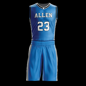 Uniformes de Baloncesto con Logotipo Personalizado |   Microfibra sublimada y amortiguación de seguridad |   Fábrica Mayorista - Product Image 1