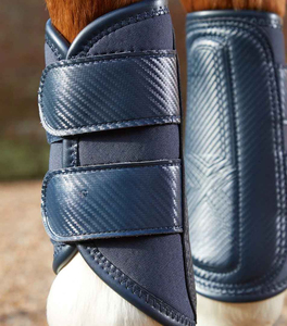 Protège-jambes en néoprène maillé pour chevaux, protection extérieure, absorption des chocs, ajustement confortable, personnalisable, fourniture OEM ODM - Product Image 3